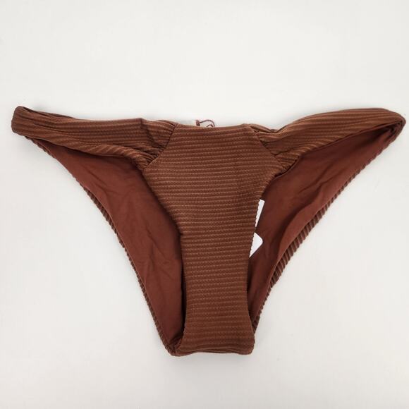 L*Space Sol Bikini Bottom in Coffee Brown Size Small NWT - Picture 1 of 3